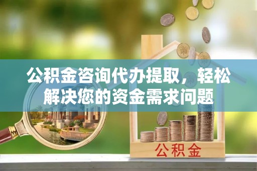 竹崎公积金咨询代办提取，轻松解决您的资金需求问题