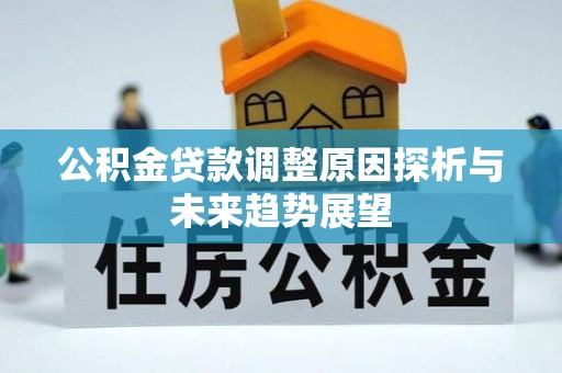 竹崎公积金贷款调整原因探析与未来趋势展望